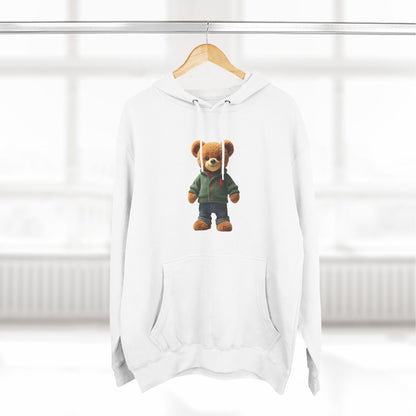 Cozy Retro Teddy Bear Hoodie – Vintage Style, Perfect for Fall and Winter!